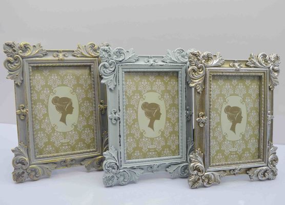 Resin Photo Frames Elegant Vintage Style with Fine Craftsmanship Multiple Sizes and Colors Available for Home Gallery and Gift